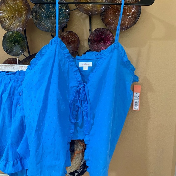 Blue Ruffled Two-Piece Set colsie - Picture 5 of 7